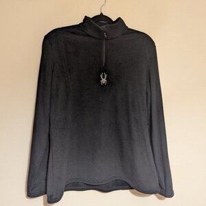 Women's Spyder Shimmer Bug Half Zip T-Neck XL